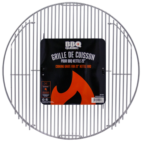 Grille en acier inoxydable 304 pour Kettle 22" par BBQ Québec vendu par BBQQUEBEC.com