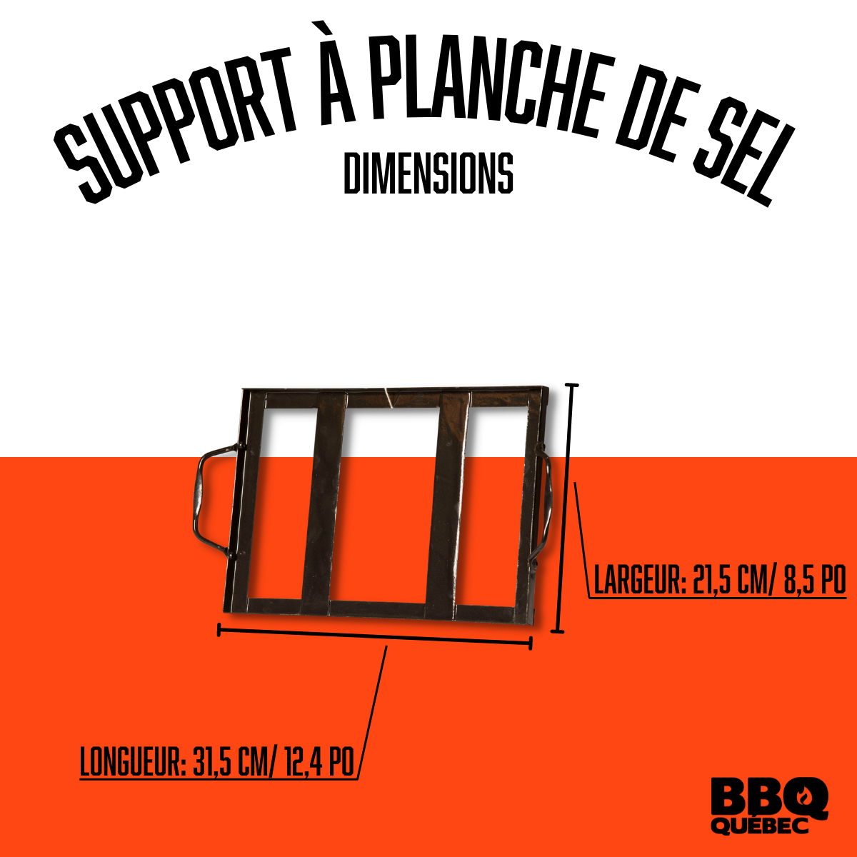 Soporte para tablas de sal BBQ